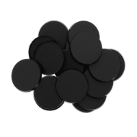 50mm Round Plastic Bases (x 100)