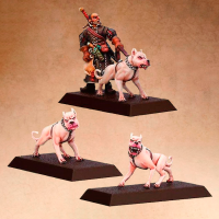 Cadwe Militia Doghandler and Molossers