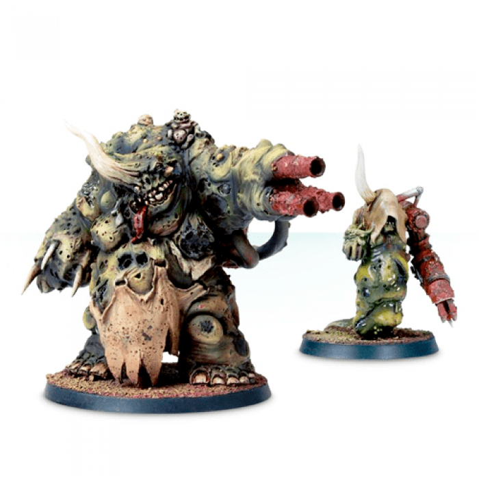 Nurgle Daemon Prince and Herald