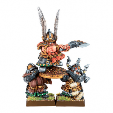 Dwarf Lord and Shieldbearers
