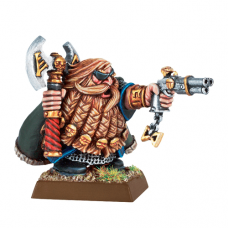 Dwarf Lord with Pistol & Axe