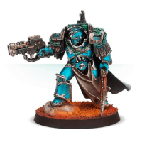 Alpha Legion Praetor in Cataphractii Terminator Armour