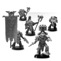 Magister Sevrin Loth Chief Librarian of the Red Scorpions with Honour Guard