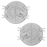 Space Wolves Legion Deimos Rhino Doors Set 2