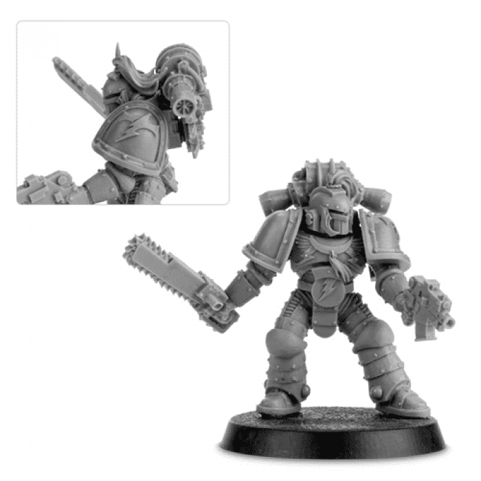 White Scars Mk II Shoulder Pads