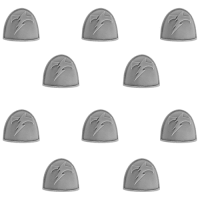 White Scars Mk IV Shoulder Pads