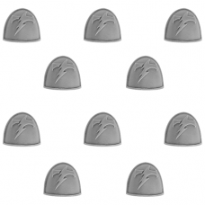 White Scars Mk IV Shoulder Pads