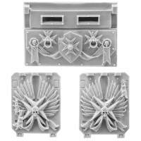 Black Templars Rhino Doors and Front Plate Set 2