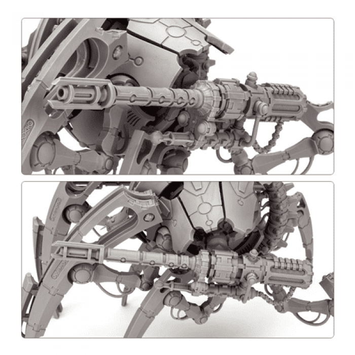 Necron Seraptek Heavy Construct with Synaptic Obliterators & Transdimensional Projectors