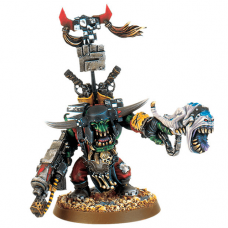 Ork Warboss with Attack Squig