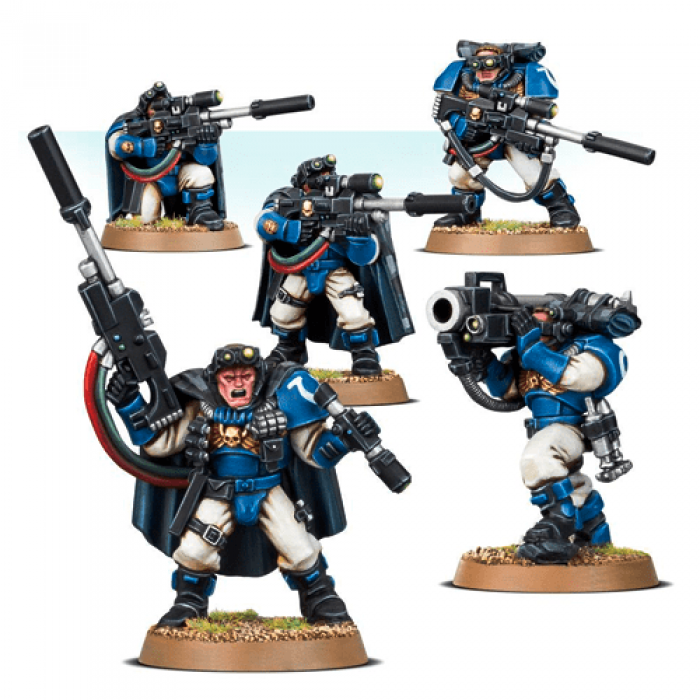 Space Marine Scouts with Sniper Rifles