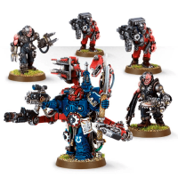 Techmarine with Servitors