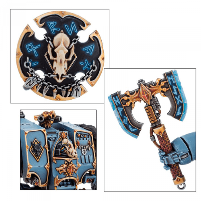 Space Wolves Venerable / Murderfang Dreadnought