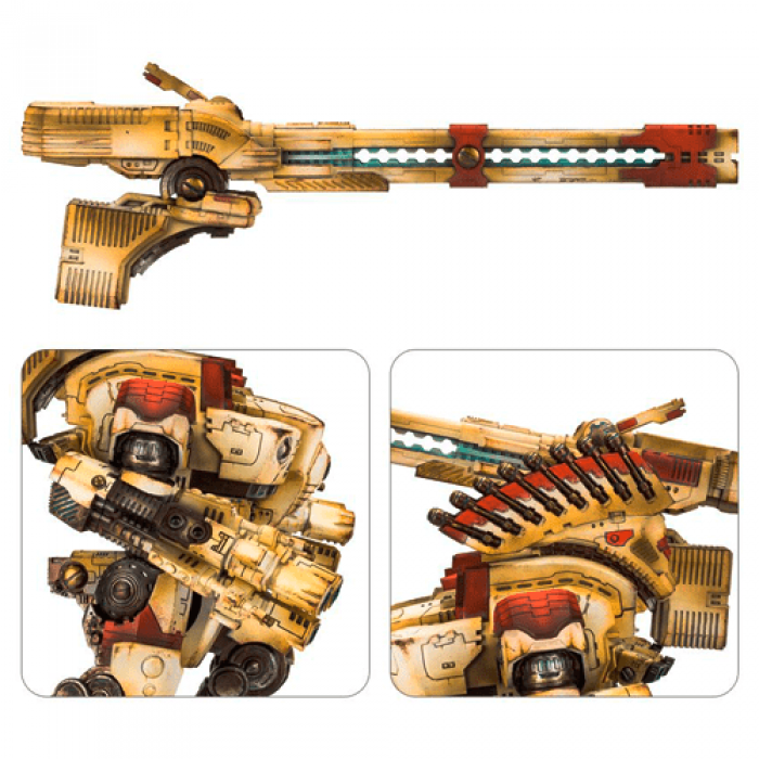KX139 Ta’unar Supremacy Armour with Heavy Rail Cannon Array