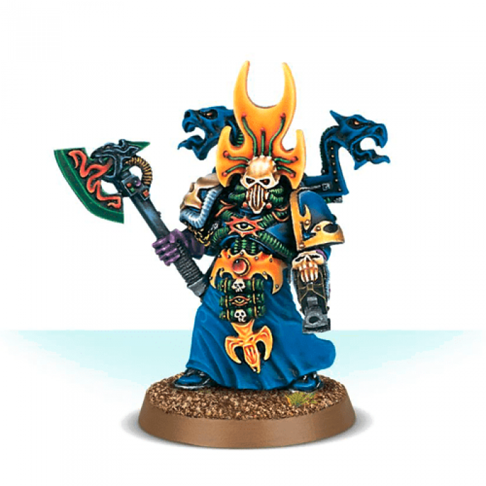 Chaos Space Marines Sorceror with Force Axe