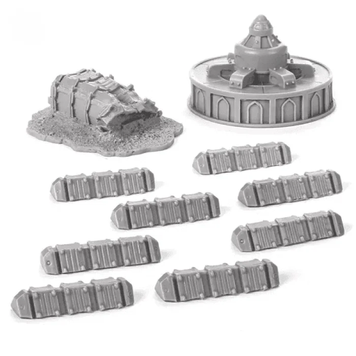 Adeptus Titanicus Turbine, Crate and Barricades
