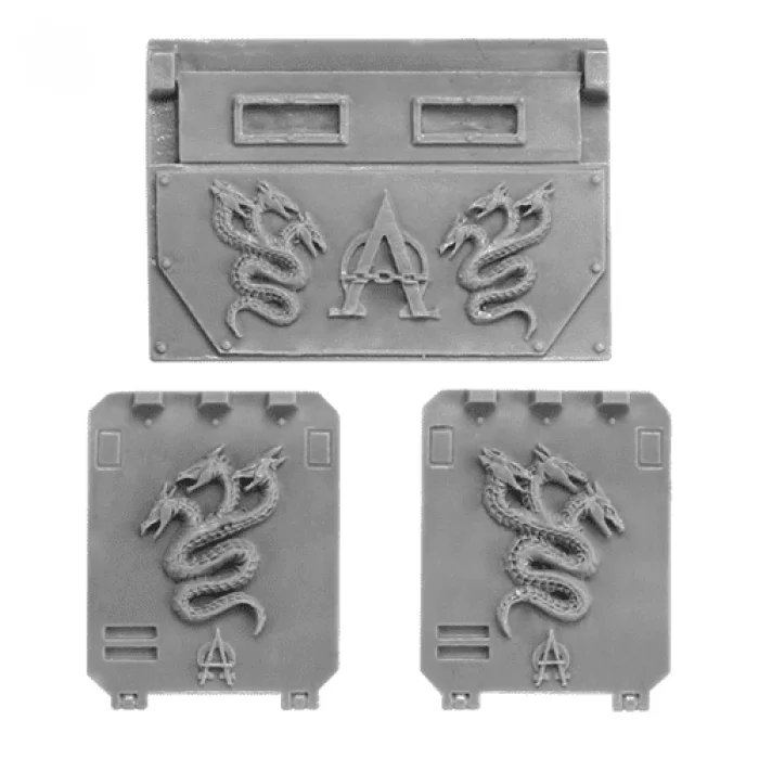 Alpha Legion Rhino Doors and Front Plate