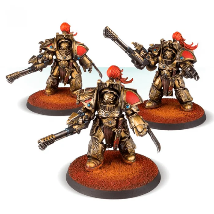 Legio Custodes Aquilon Terminators with Infernus Firepikes
