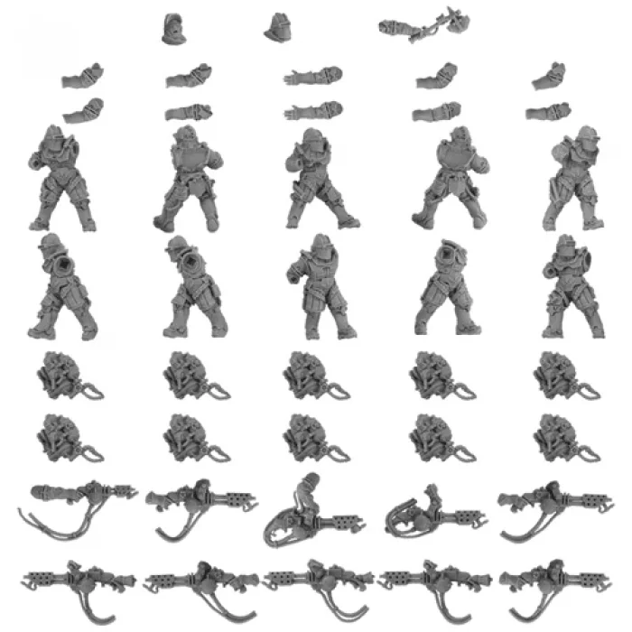 Solar Auxilia Flamer Section