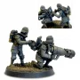 Death Korps of Krieg Engineers with Mole Launcher