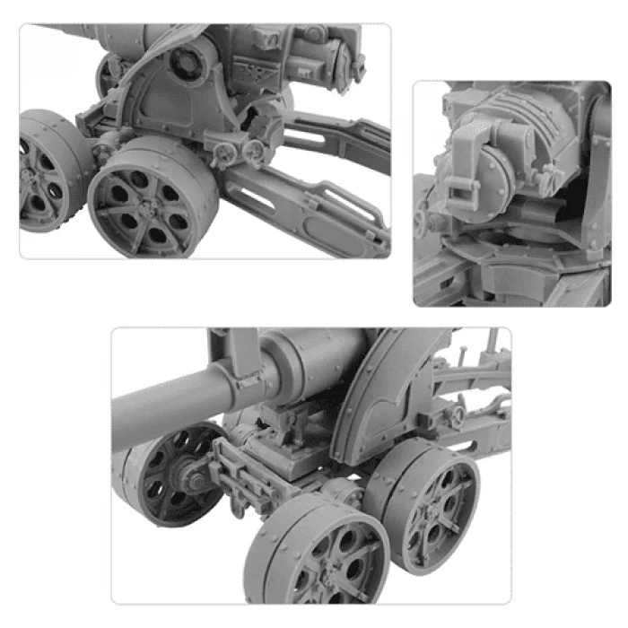 Heavy Artillery Carriage with Earth Shaker Cannon