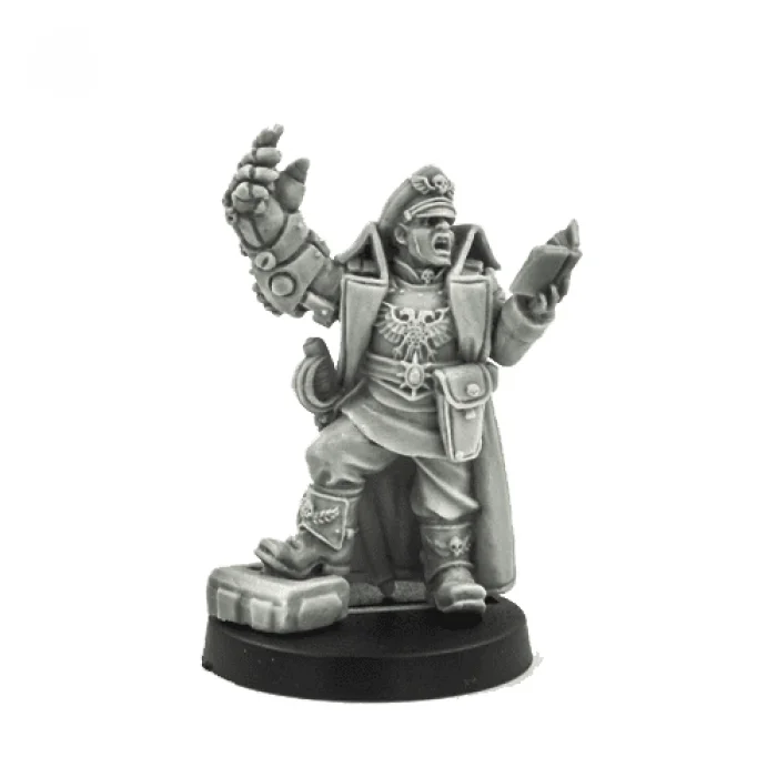 Imperial Guard Commissar with Power Fist