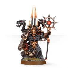 Chaos Space Marines Sorcerer with Force Staff and Plasma Pistol