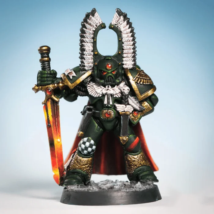 Dark Angels Captain in Artificer Armour Rogue Trader