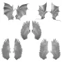 Dark Eldar / Drukhari Scourges Wings Bits Set