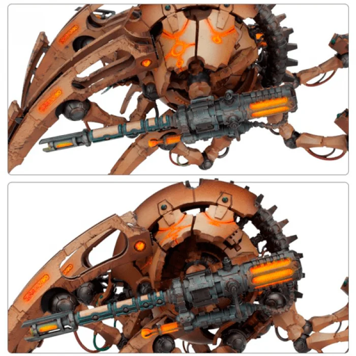 Necron Seraptek Heavy Construct with Synaptic Obliterators & Transdimensional Projectors