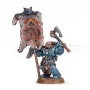 Grey Hunter with Wolf Standard