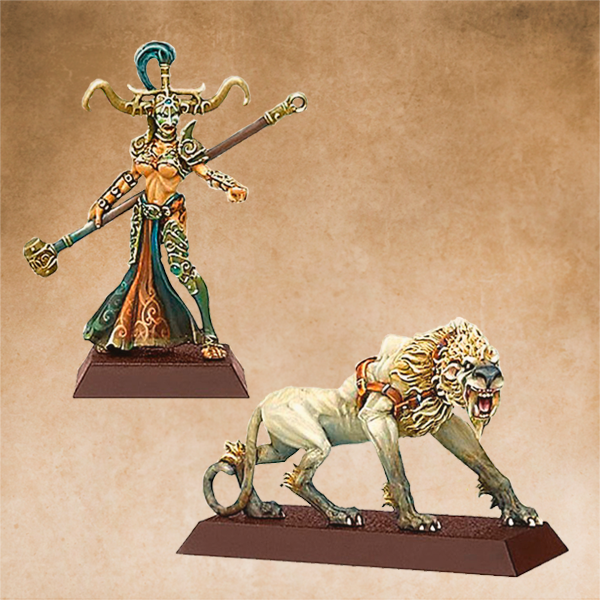 Figurine Rackham Confrontation - Sessair Fianna Keltoise En Métal - OOP