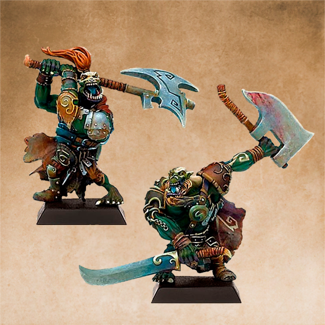 Figurine Rackham Confrontation - Barbare Géant ES, Occasion, Pour Jeu Et Collection
